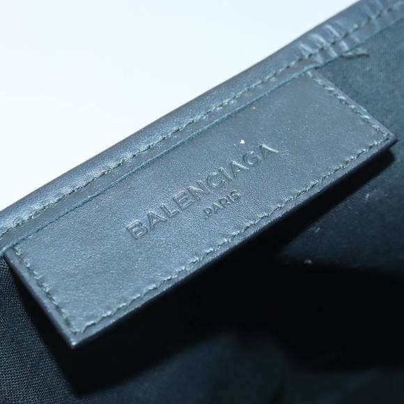 BALENCIAGA Navy Cabas S Hand Bag Denim Silver Blue 339933 Auth yk15288 - Picture 15 of 16